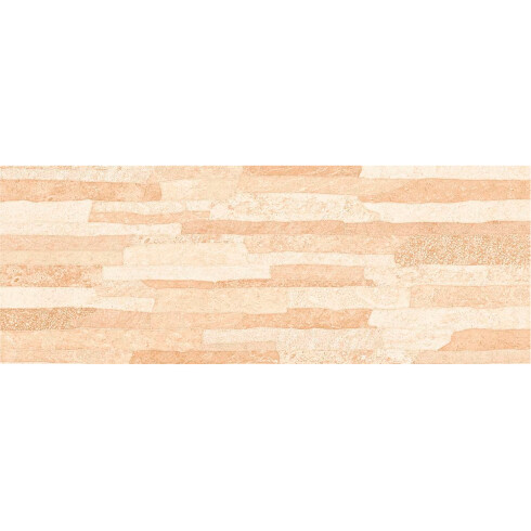 Semi Gres Beige Satinado Relieve 45X90Cm Pared GAMAS DE BEIGE