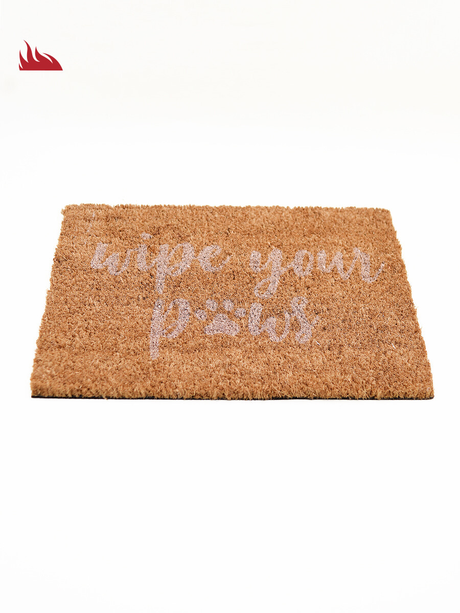 ALFOMBRA WIPE YOUR PAWS 30X45 CM - MADERA 