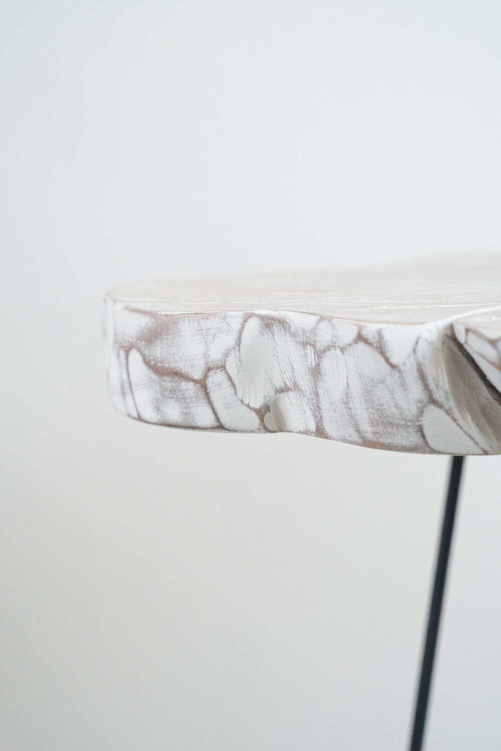 Mesa Lateral Liberté White Wash Color Unico