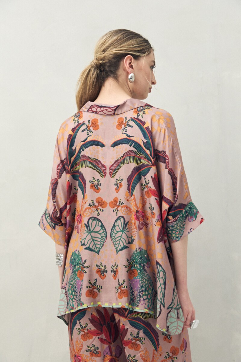 CAMISA ANTOLOGIA Lila Grisáceo