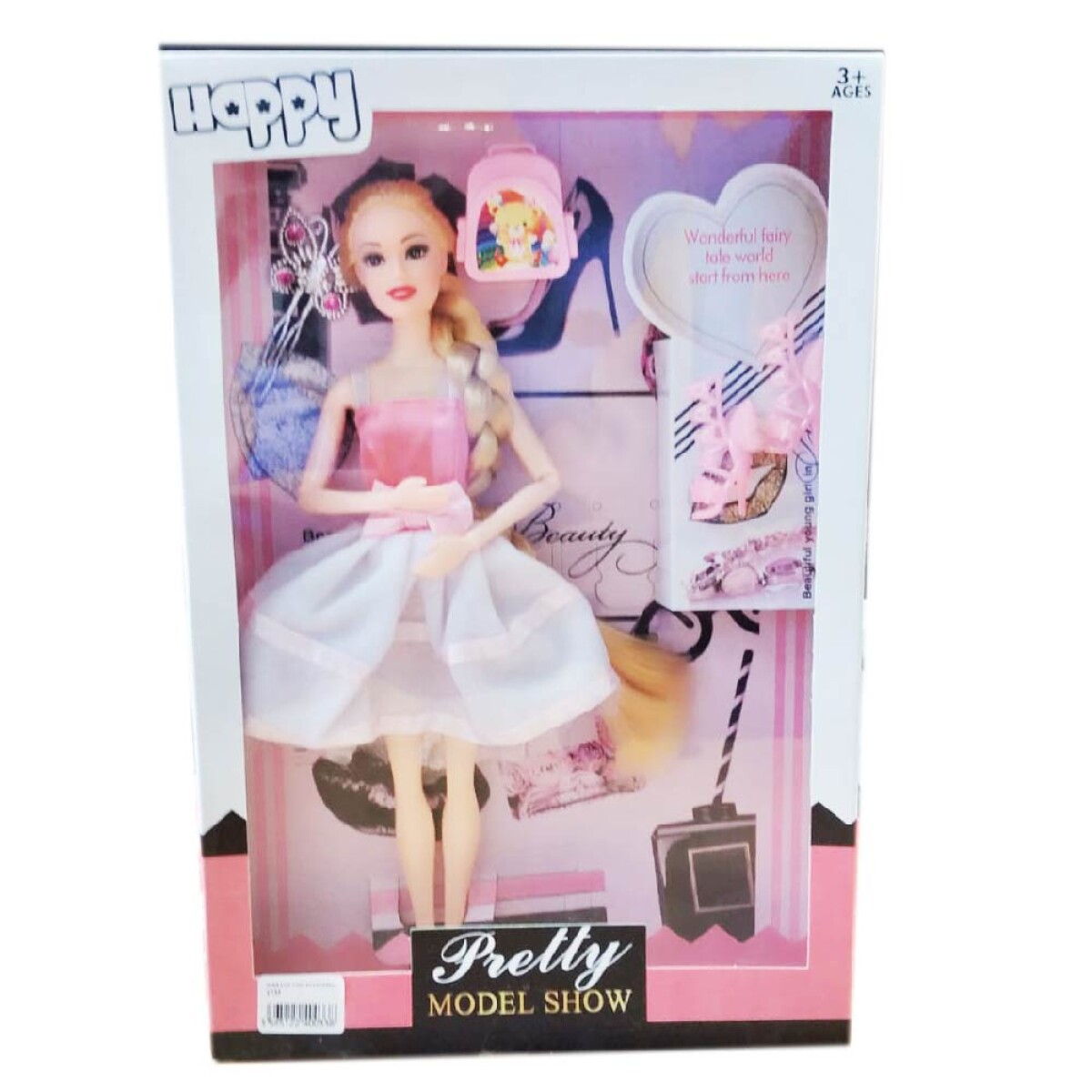 Muñeca Modelo Con Accesorios 
