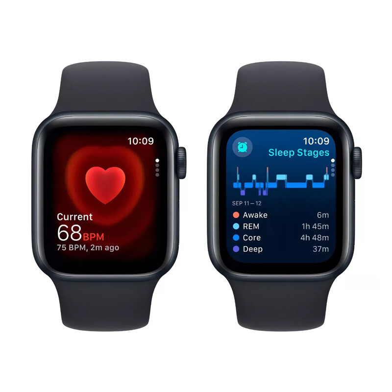 Apple Watch SE GPS 44 mm Midnight S/M
