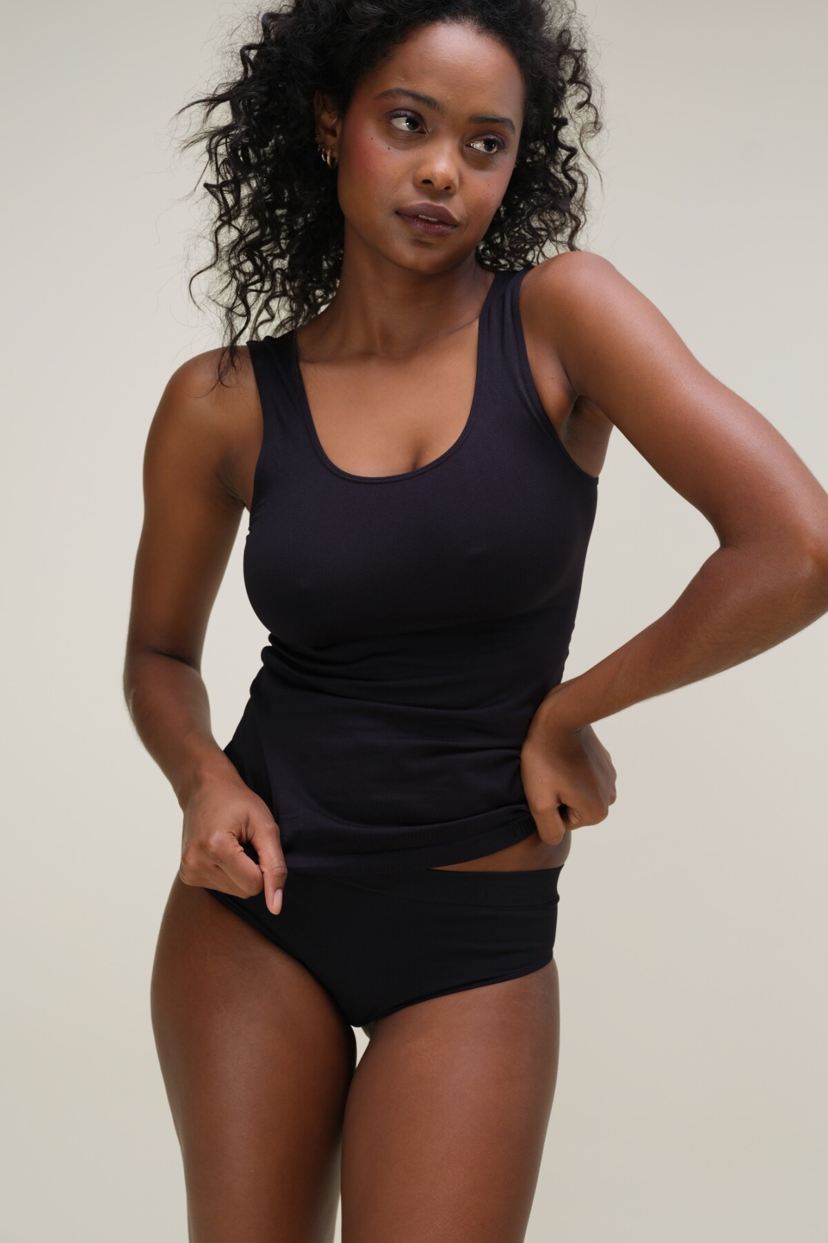 Musculosa Seamless Negro