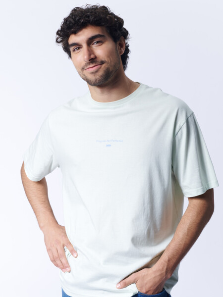 Remera oversize Resilience Verde Agua