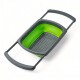 Escurridor Plegable Extensible Plastico 39*27*4,3 Cm Verde