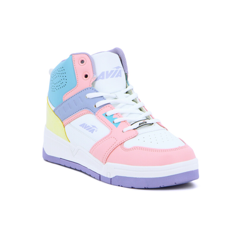 Avia Calzado Deportivo Para Mujer Pilia W - White/pink/lilac/lt Blue Blanco-rosado