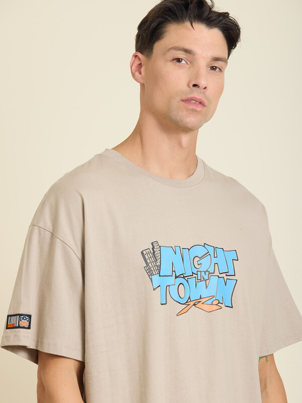 T-SHIRT FUNGI RUSTY Hueso