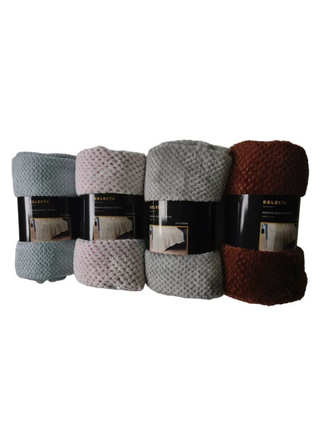 MANTA FLEECE WAFFLE 150x200CM SURTIDO MANTA FLEECE WAFFLE 150x200CM SURTIDO