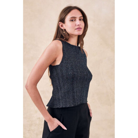 Top Nudo Espalda Negro
