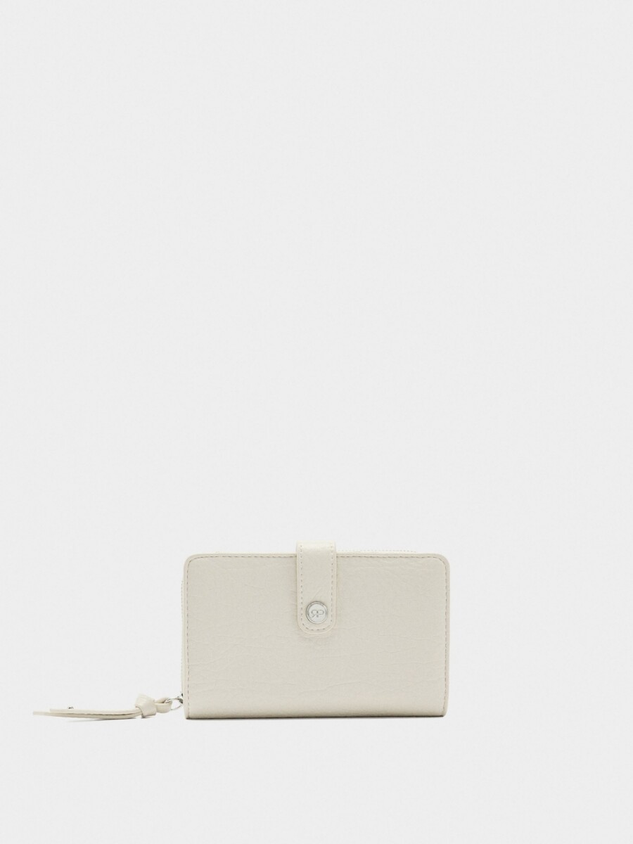 Cartera Con Textura crudo