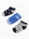 MEDIAS NIÑO PACK 3 PCS AZUL PIEDRA