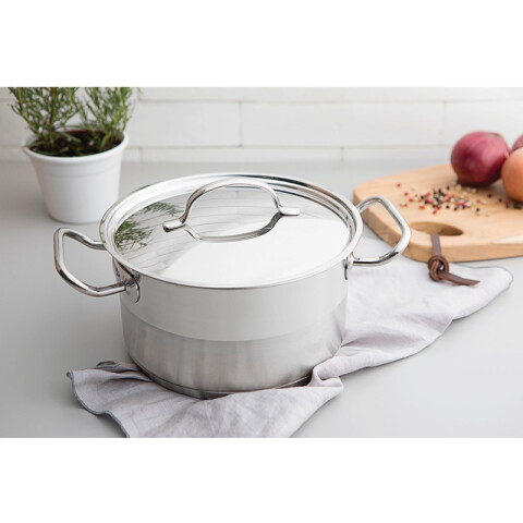 Cacerola alta con asas y tapa modelo PROFESSIONAL, 1,7 Lts.-TRAMONTINA TF1752