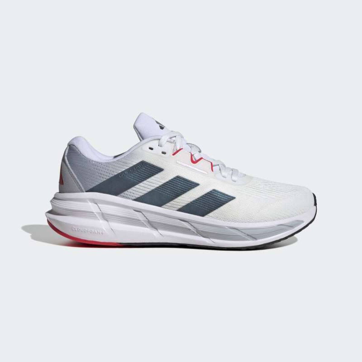 Championes Adidas Questar 3 - Ftwr White/core Black/pure Ruby 