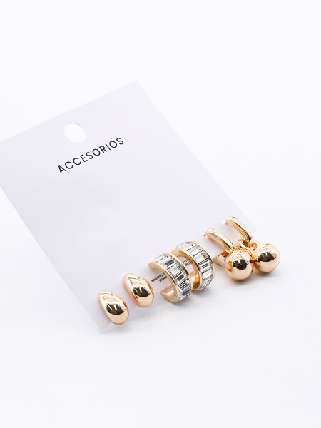 CARAVANAS GOLD SET X 3 DORADO