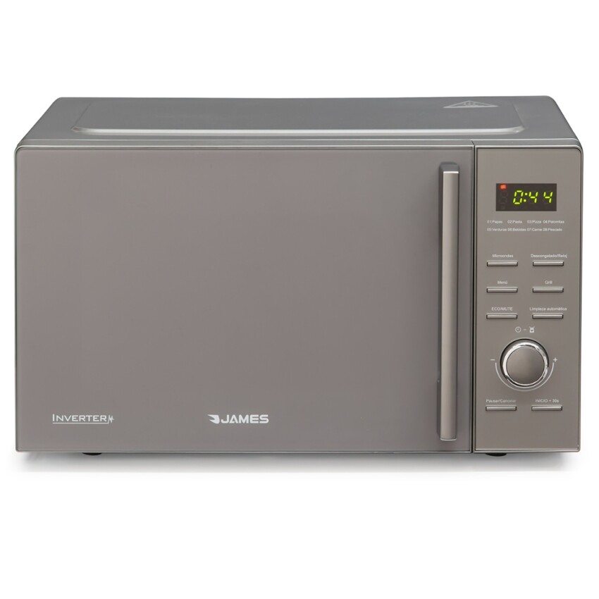 Microondas James 30 Lts. inverter gris digital Microondas James 30 Lts. inverter gris digital