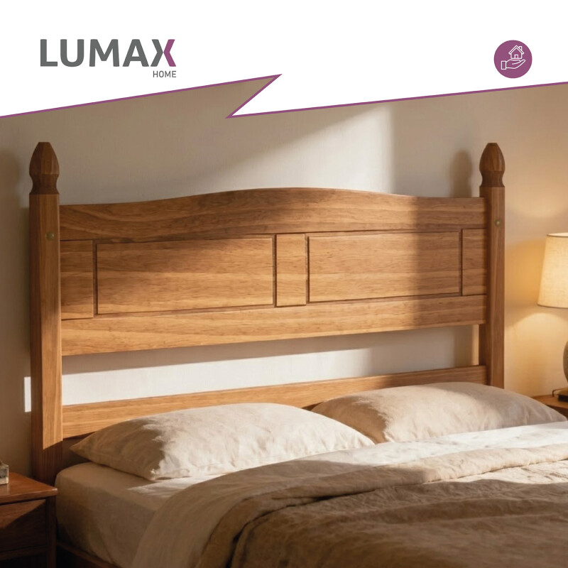 Respaldo Cama Lumax 2 plazas madera maciza Respaldo Cama Lumax 2 plazas madera maciza
