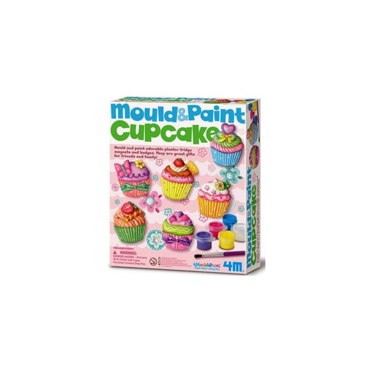 Molde y Set para Pintar Cupcakes 