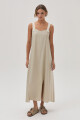 Vestido Alba Beige