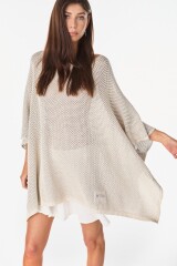 Blusa Nube Crudo/Plateado