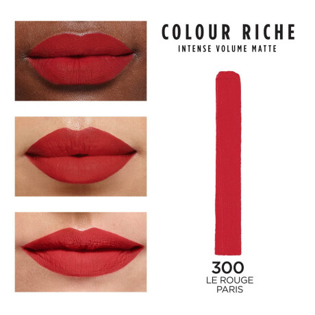 Labial L'Oréal Paris Color Riche Intense Volume Matte Le Rouge Paris Labial L'Oréal Paris Color Riche Intense Volume Matte Le Rouge Paris