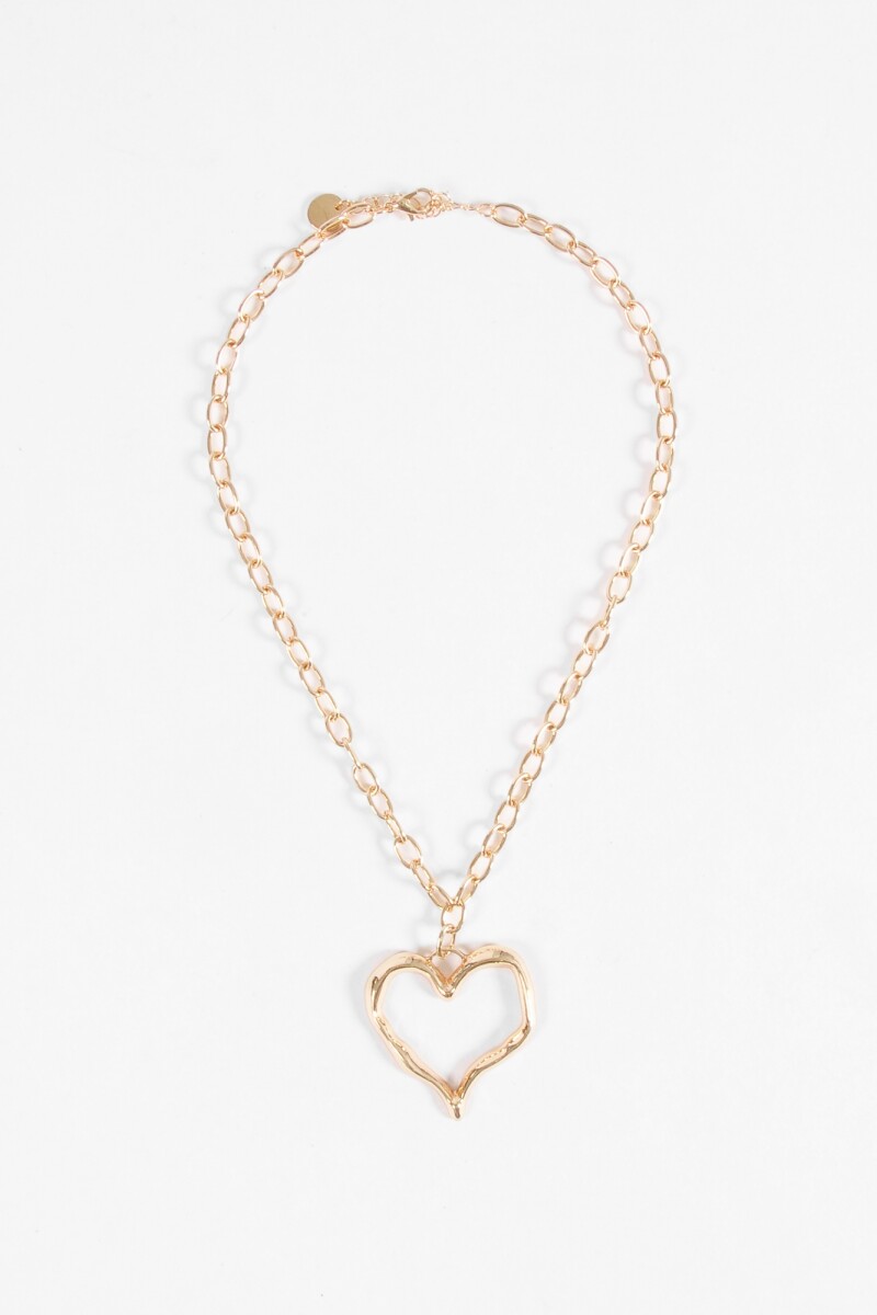 Collar dije cora texture dorado