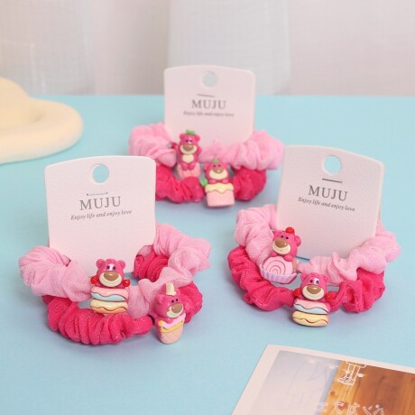 Set De 2 Colitas Infantil Lotso Set De 2 Colitas Infantil Lotso