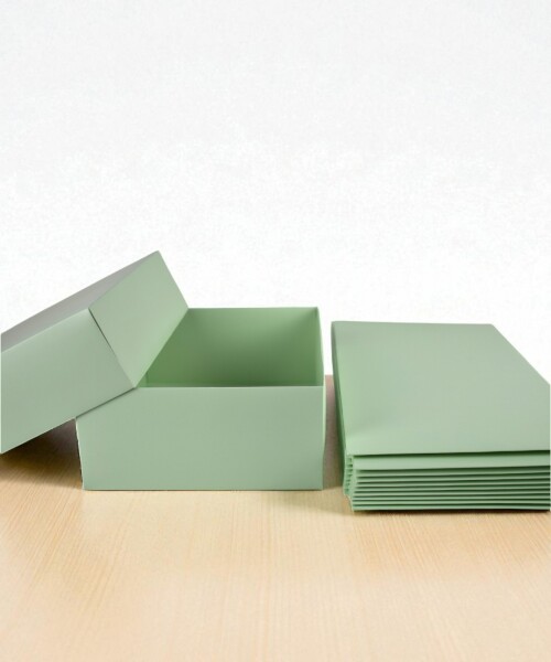 Pack x 20 unid - caja eco 08 20x30x9 cm. VERDE AGUA