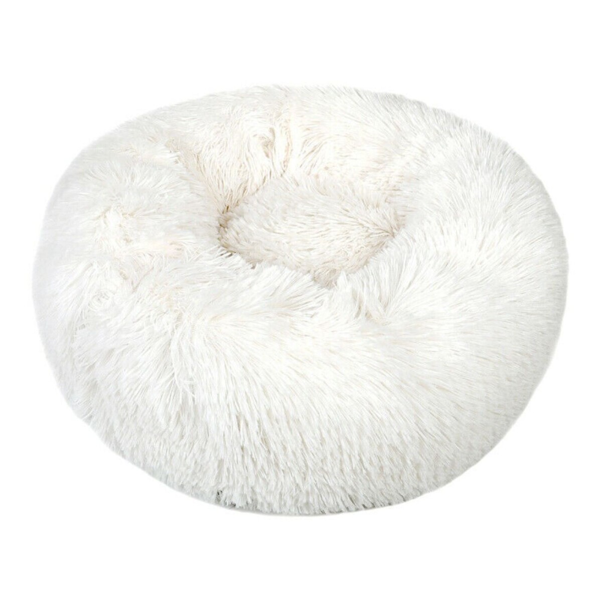 Cama Para Perro Cuna Puff Peluda Cucha 40 Cm Mascota - Color Variante Blanco 