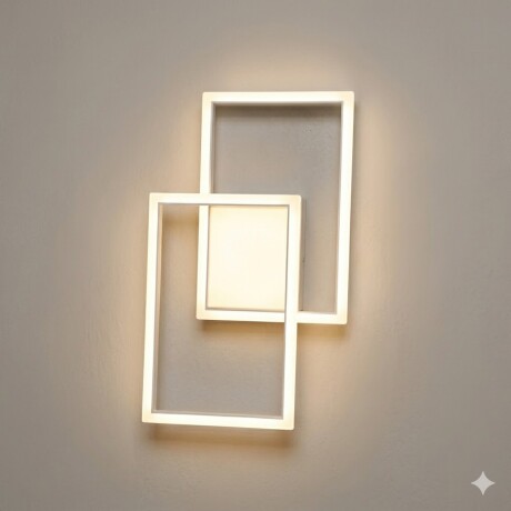 Plafon Spot Led doble marco dimerizable 30W Blanco