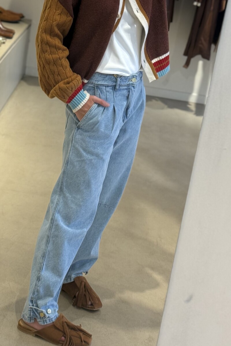 JEAN GAUCHO COOL Celeste