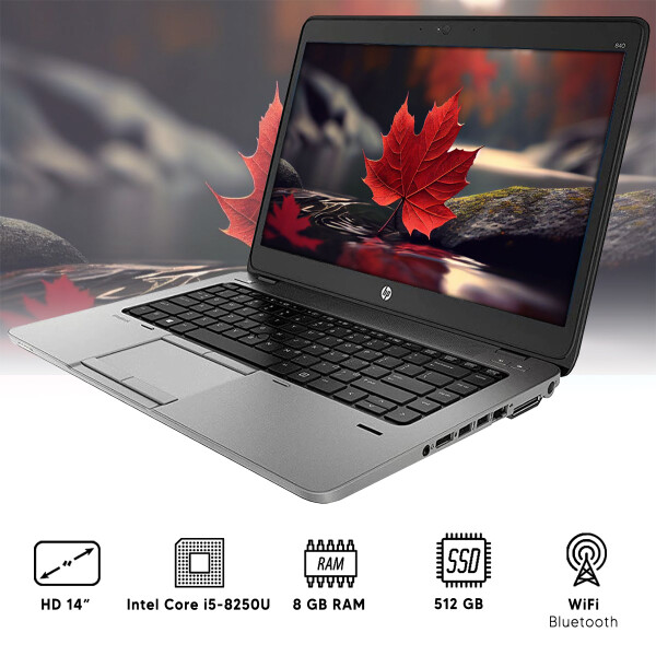 Notebook Hp Elitebook 840 G3 I5 / 8 Gb Ram / 512gb Ssd NOTEBOOK HP 840 G3 I5/8/512/14"