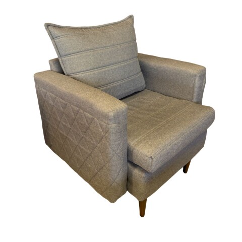 Poltrona Dominic Marron Claro Poltrona Dominic Marron Claro