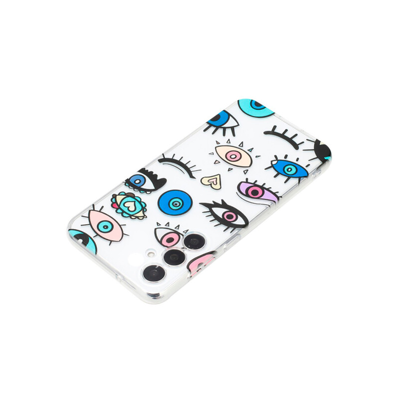 Protector para Samsung Galaxy A55 diseño ojos Protector Para Samsung Galaxy A55 Diseño Ojos