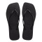 Sandalias de Mujer Havaianas Slime Square Negro