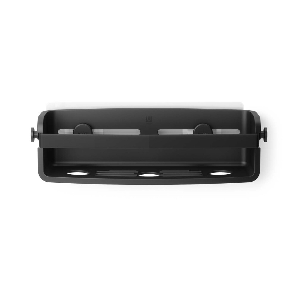 ORG.DUCHA PLASTICO NEGRO UMBRA FLEX