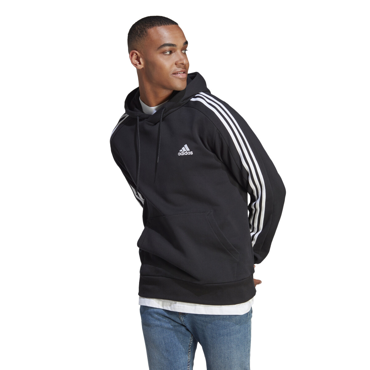 Canguro de Hombre Adidas Essentials Adidas - Negro - Blanco 