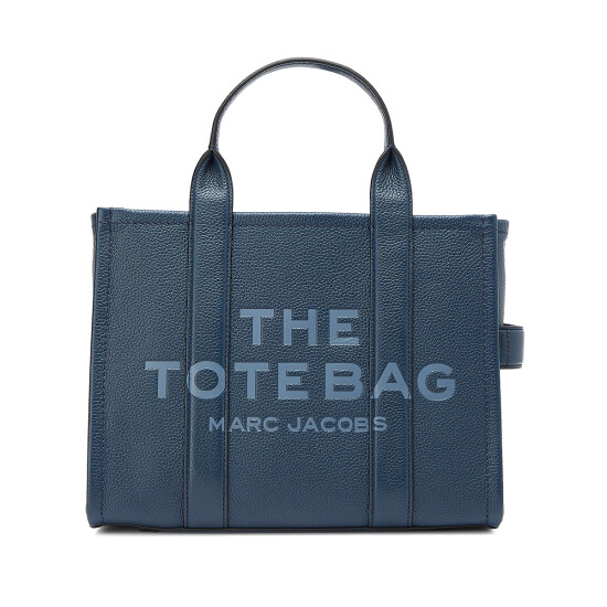MARC JACOBS - THE LEATHER MEDIUM TOTE BAG Azul