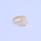 Anillo oro 18k macizo sello mesa oval. Anillo oro 18k macizo sello mesa oval.
