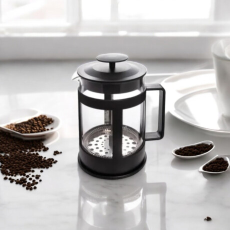 Cafetera Prensa Manual Con Embolo 800 Ml Negra