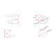 SET DE ACCESORIOS DE BAÑO ZINC CROMADOS REDONDO BRILLO CROMO CROMO