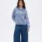Cardigan Nerua Celeste Grisaceo
