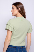 REMERA FLOWY Verde Monte