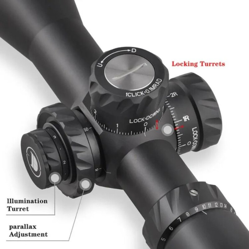 Mira telescópica Discovery HD GEN II 4-24X50 SFIR FFP-Z Retículo Iluminado Mira telescópica Discovery HD GEN II 4-24X50 SFIR FFP-Z Retículo Iluminado