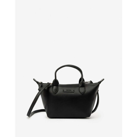 Bandolera Con Doble Asa Negro