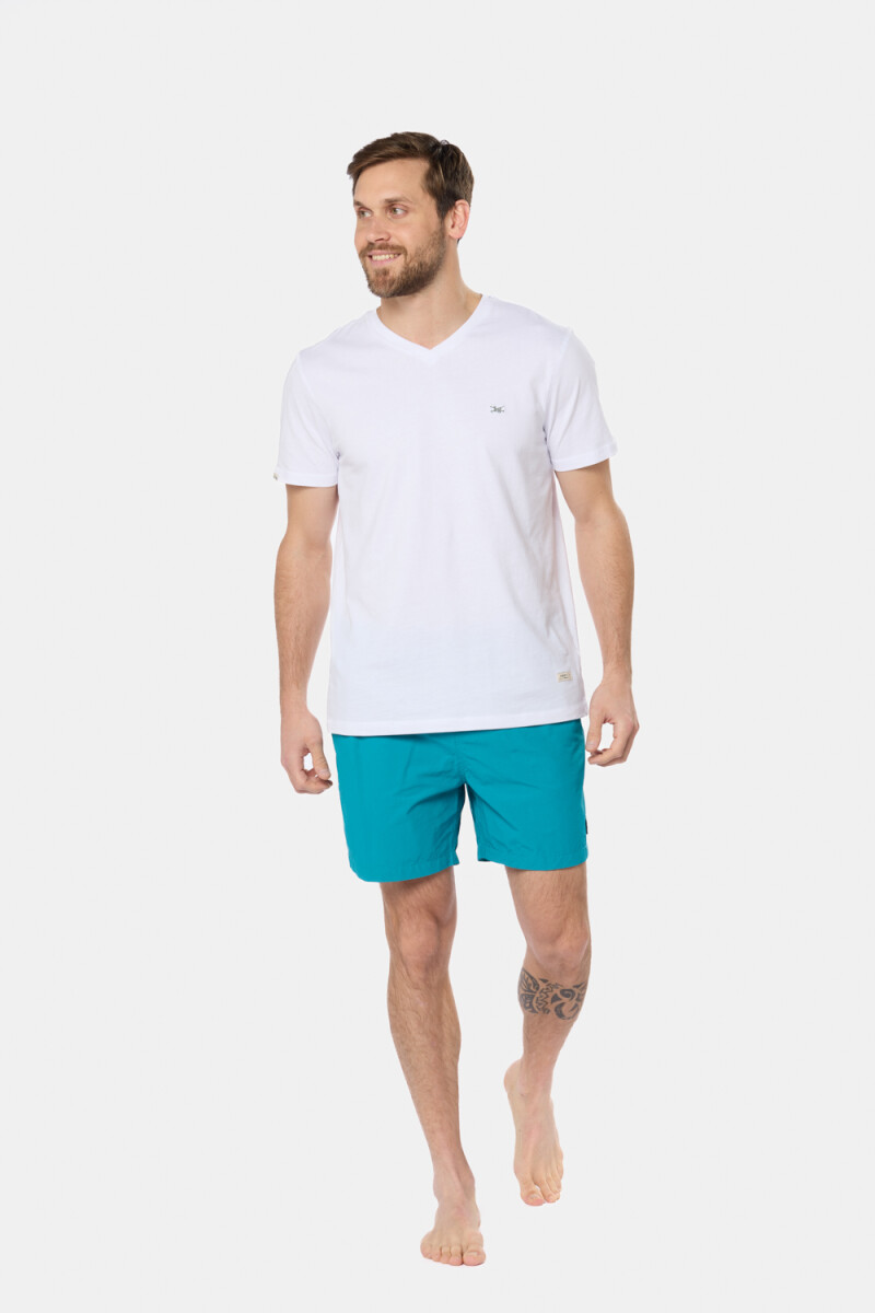 SHORT DE BAÑO LISO - Verde Claro 