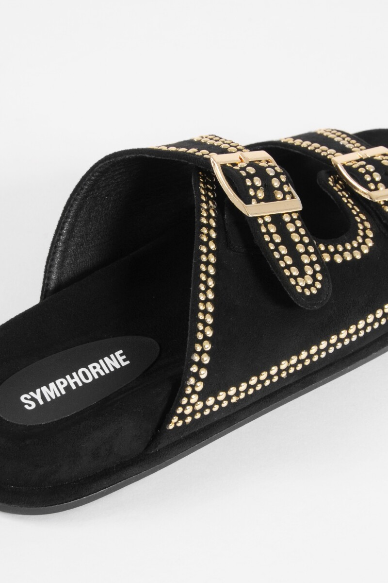 Sandalia tropical negro