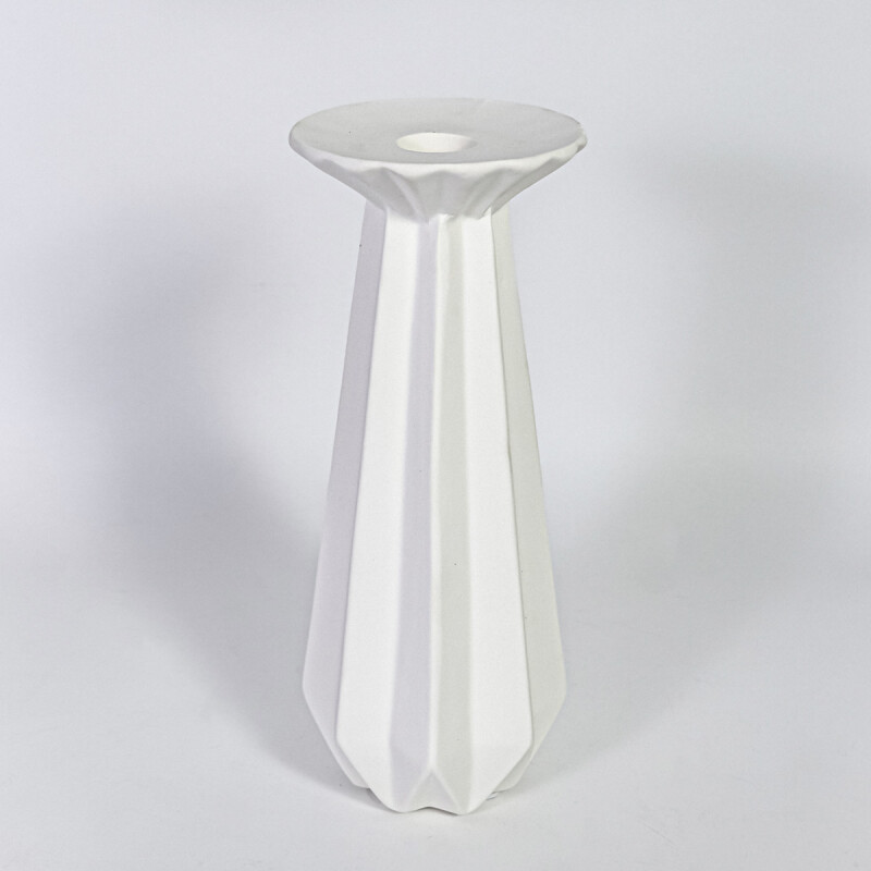 PORTA VELA CERAMICA BLANCO 9.5X19CM Unica