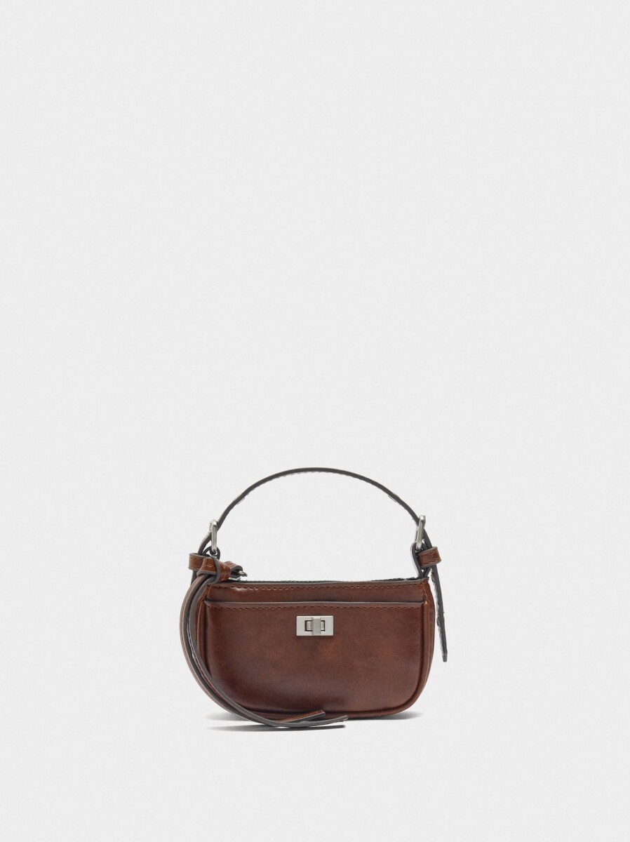 Charm Mini Bolso - marron 