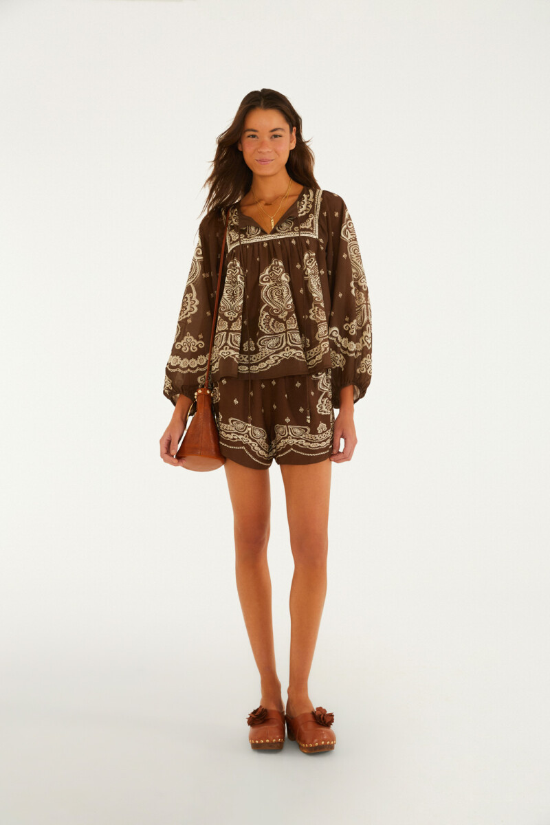 BLUSA Marron