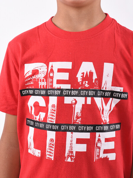 REMERA JÚPITER ROJO